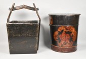 CHINESE WATER BUCKET AND RICE