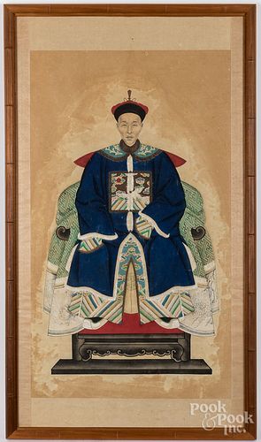 CHINESE WATERCOLOR ANCESTRAL