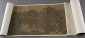 Chinese watercolor hand scroll