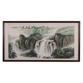 CHINESE WATERCOLOR PAINTING BY