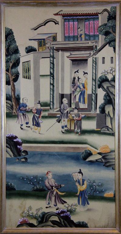 Chinese Watercolor Painting On