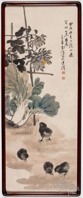 CHINESE WATERCOLOR SCROLLChine