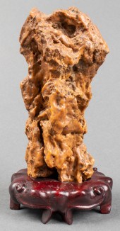 CHINESE WAX STONE SCHOLAR'S RO