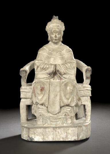 Chinese Well-Carved Wooden Figure