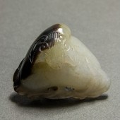 CHINESE WHITE AND RUSSET JADE