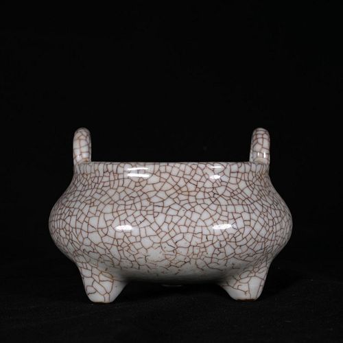 CHINESE WHITE CRACKLE GLAZED