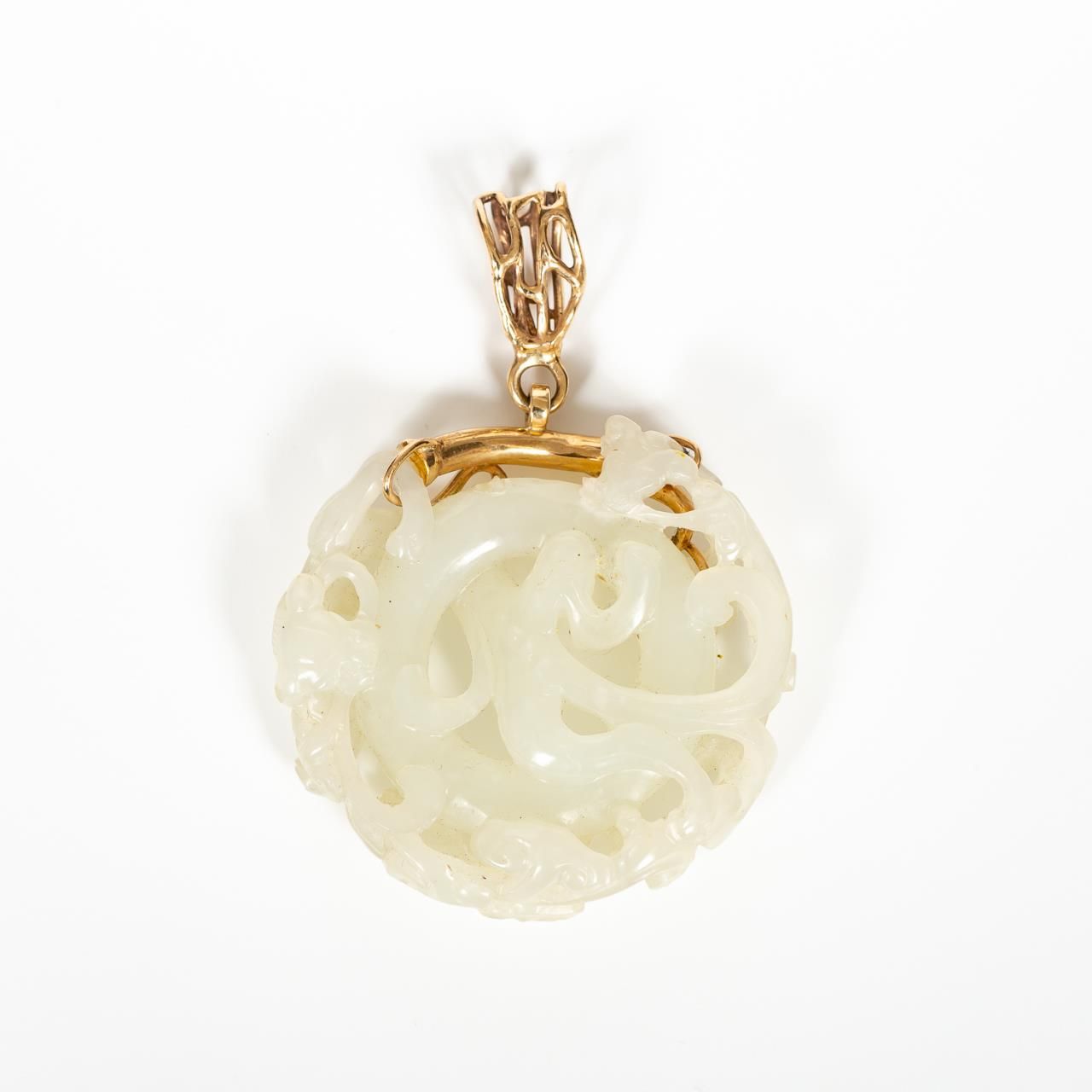 CHINESE WHITE DRAGON HARD STONE