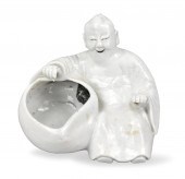 CHINESE WHITE GLAZED WATERPOT