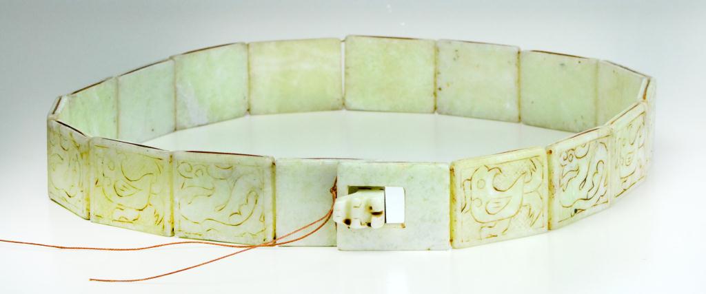 Chinese White Hardstone BeltThe