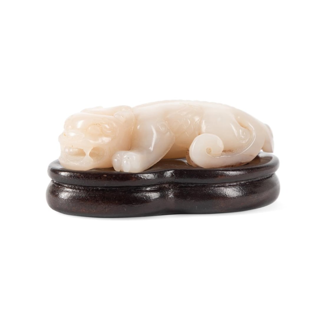 CHINESE WHITE HARDSTONE BIXIE