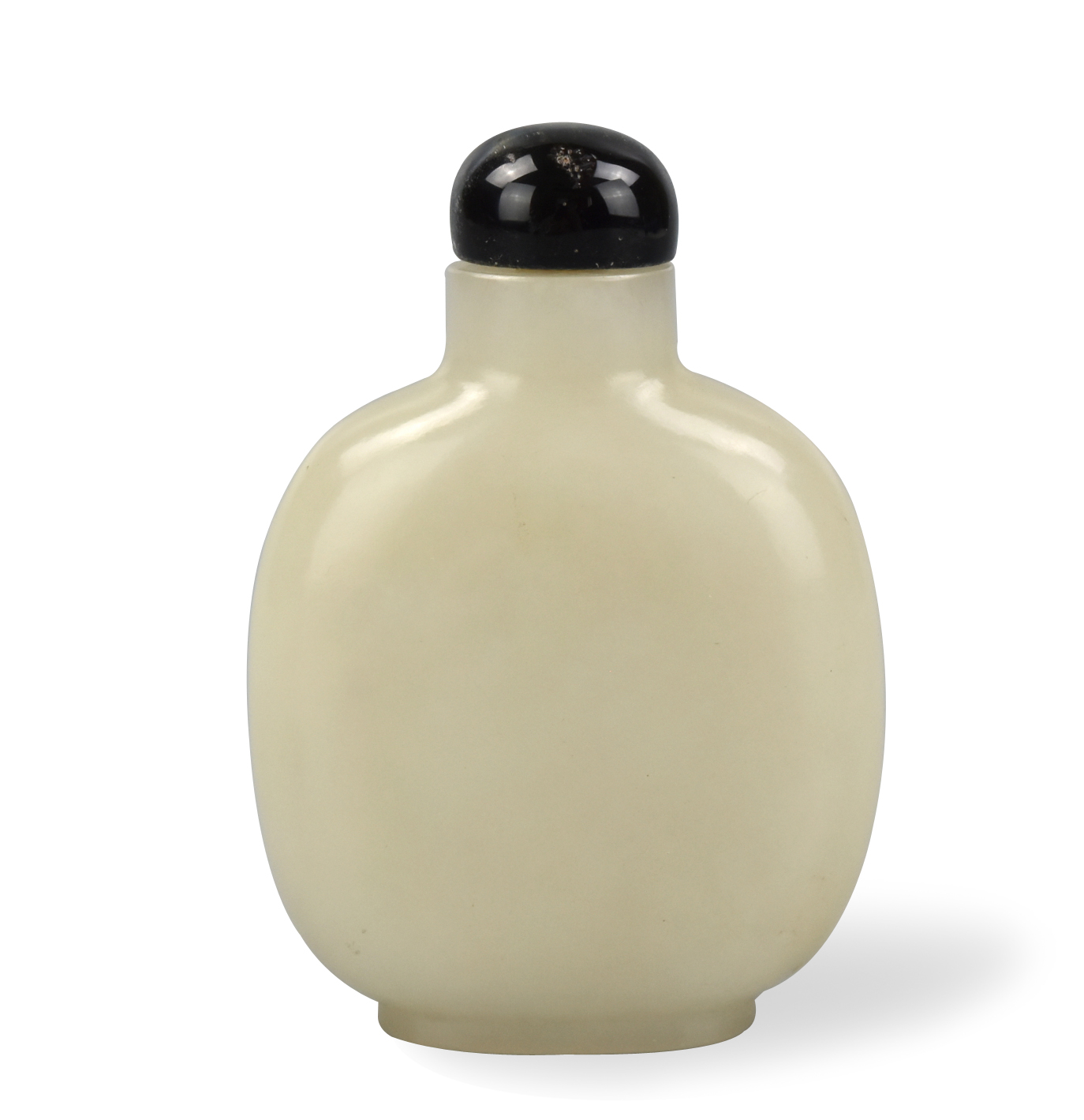 CHINESE WHITE HETIAN JADE SNUFF