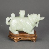 CHINESE WHITE JADE BEAST FORM
