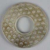 CHINESE WHITE JADE BI the mate