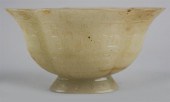 CHINESE WHITE JADE BOWL WITH A
