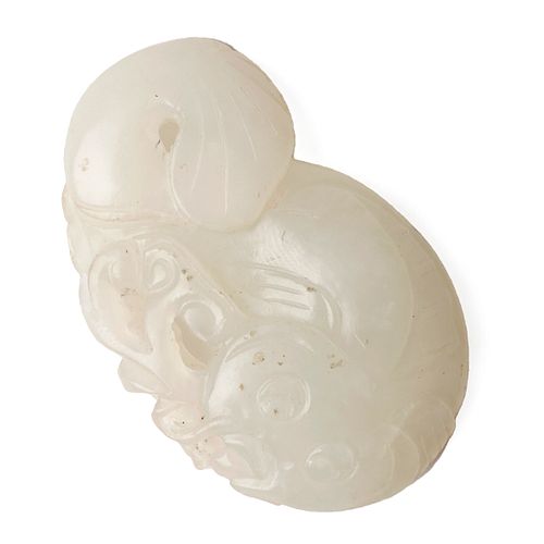 CHINESE WHITE JADE CARP