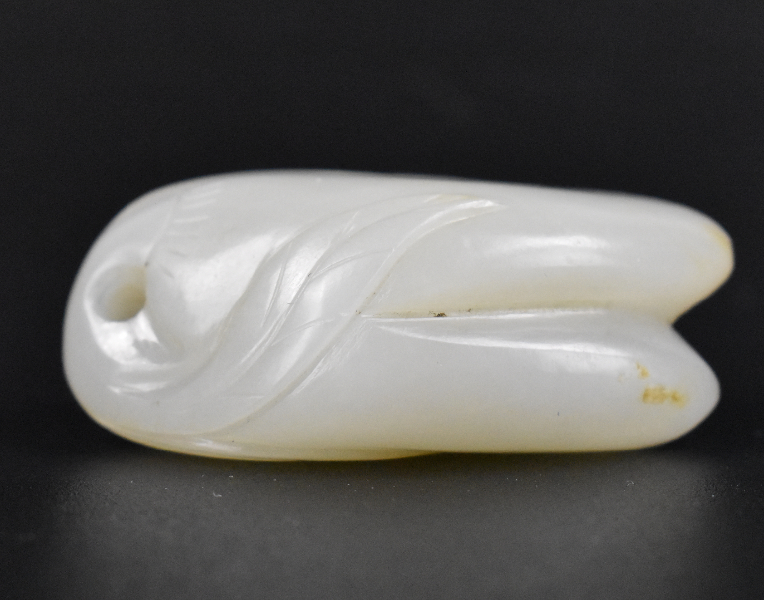 CHINESE WHITE JADE CARVED