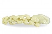 CHINESE WHITE JADE CARVING OF