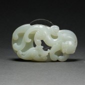 CHINESE WHITE JADE 'CHILONG AN