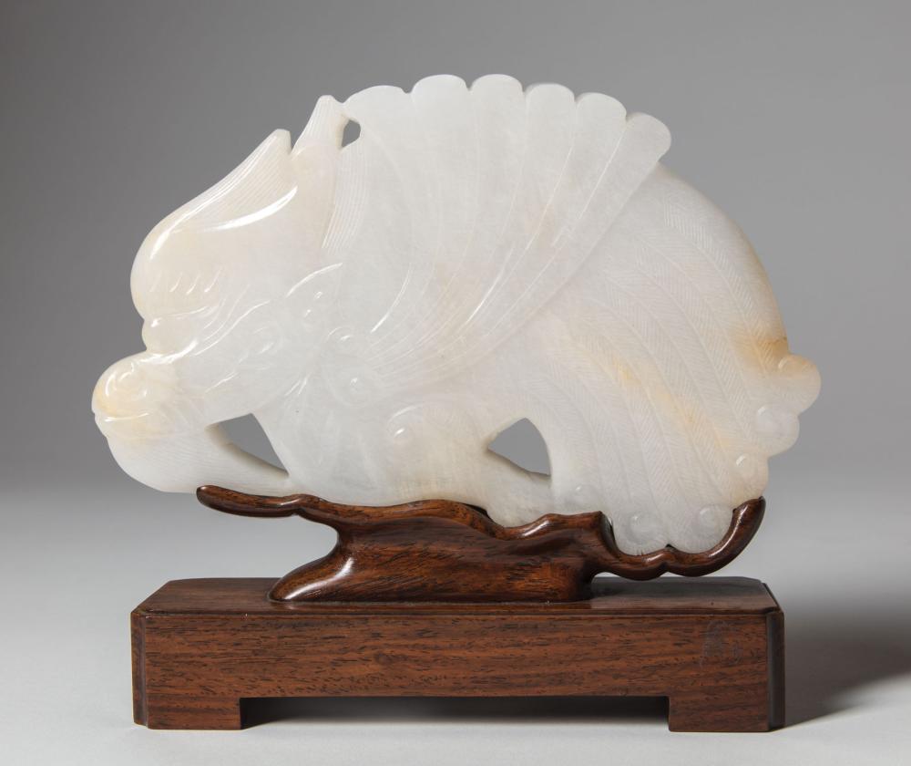 CHINESE WHITE JADE CHIME OR