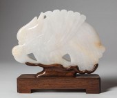 CHINESE WHITE JADE CHIME OR PL