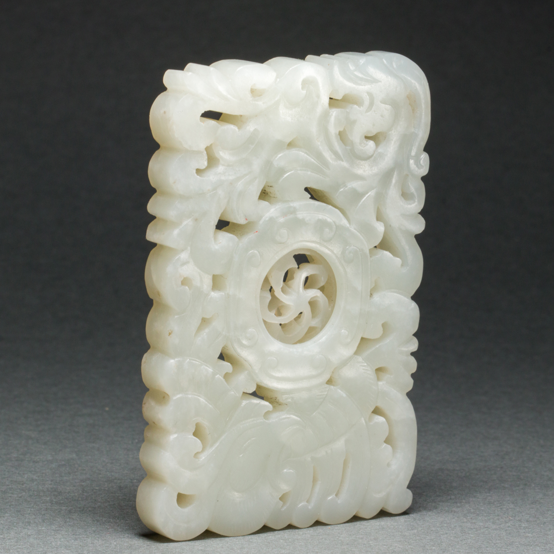 CHINESE WHITE JADE 'DRAGON AND