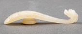 CHINESE WHITE JADE DRAGON FORM