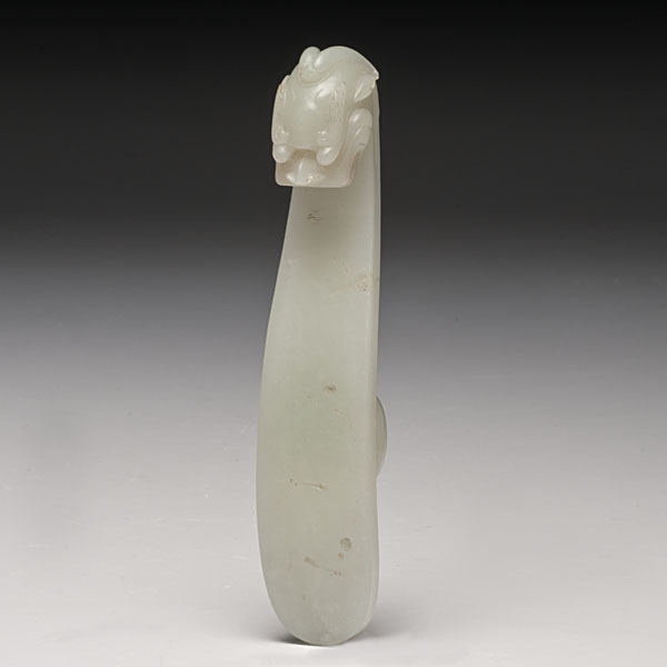 Chinese White Jade Garment Hook