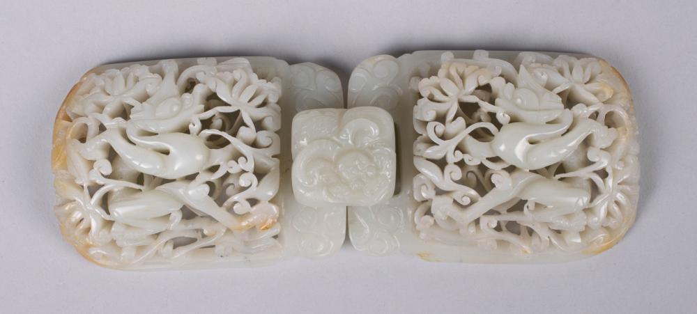CHINESE WHITE JADE LINKED