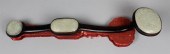 CHINESE WHITE JADE-MOUNTED RUY