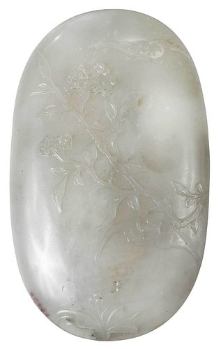 CHINESE WHITE JADE OR HARDSTONE