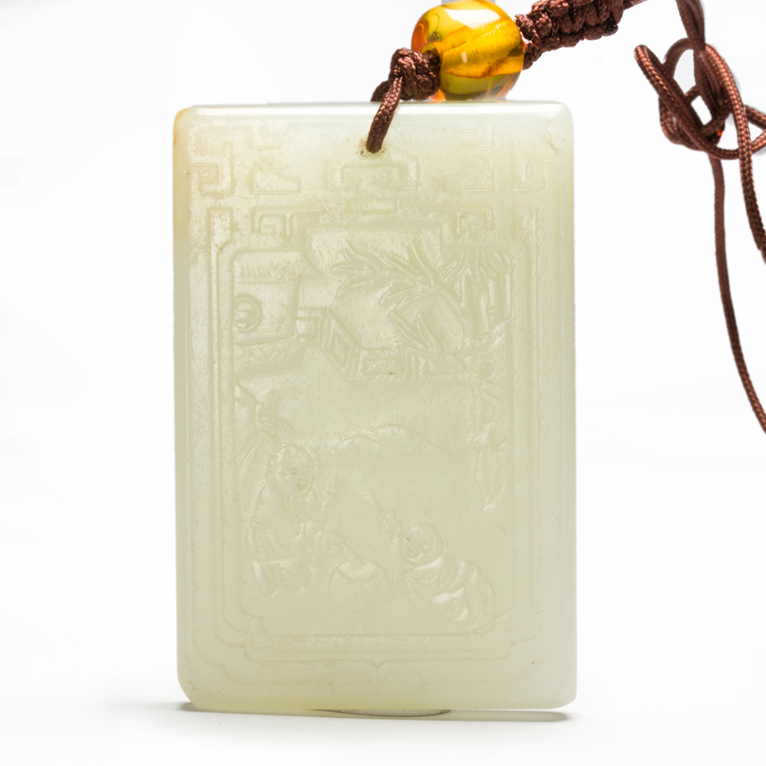 CHINESE WHITE JADE PENDANT