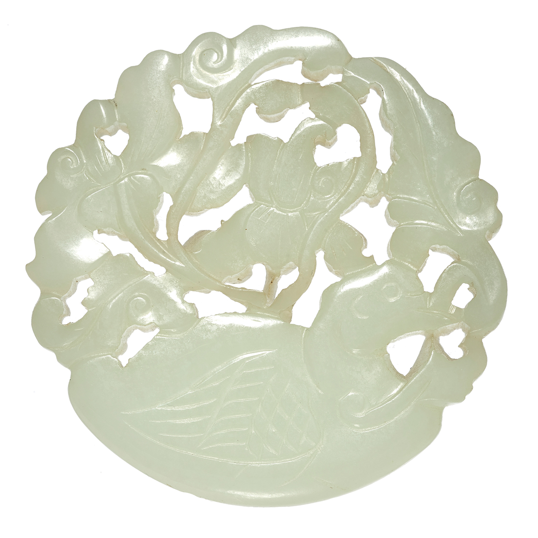CHINESE WHITE JADE PENDANT