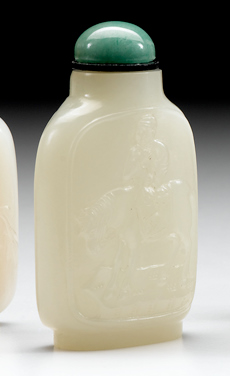Chinese white jade snuff