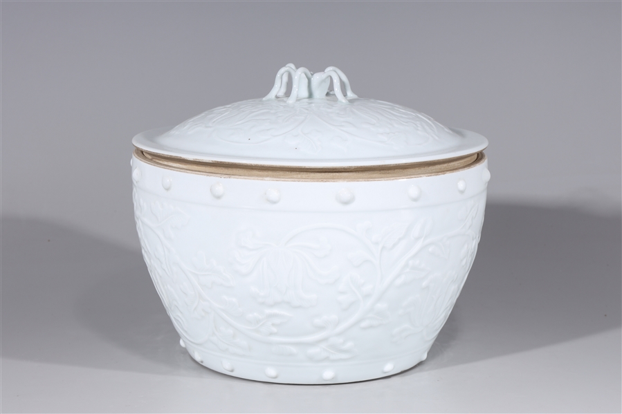 Chinese white porcelain covered