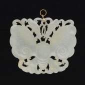 CHINESE WHITISH CELADON JADE L