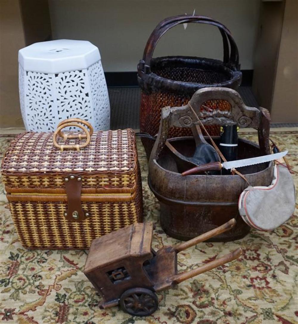 CHINESE WICKER AND RATTAN TALL