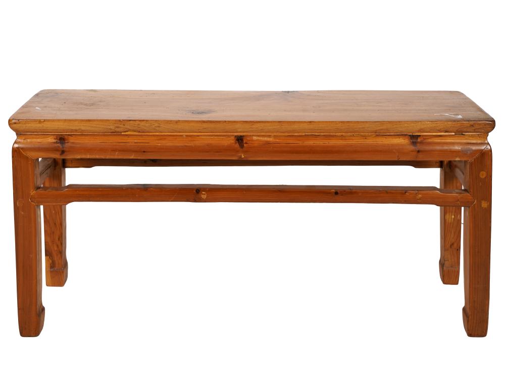 CHINESE WOOD BENCHwith wood