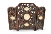 CHINESE WOOD CARVED TABLE SCRE