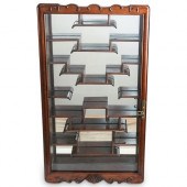 CHINESE WOOD DISPLAY CABINETDE