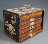 CHINESE WOOD MAH JONGG GAME, E