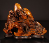 CHINESE WOOD ROOT SCHOLAR'S RO