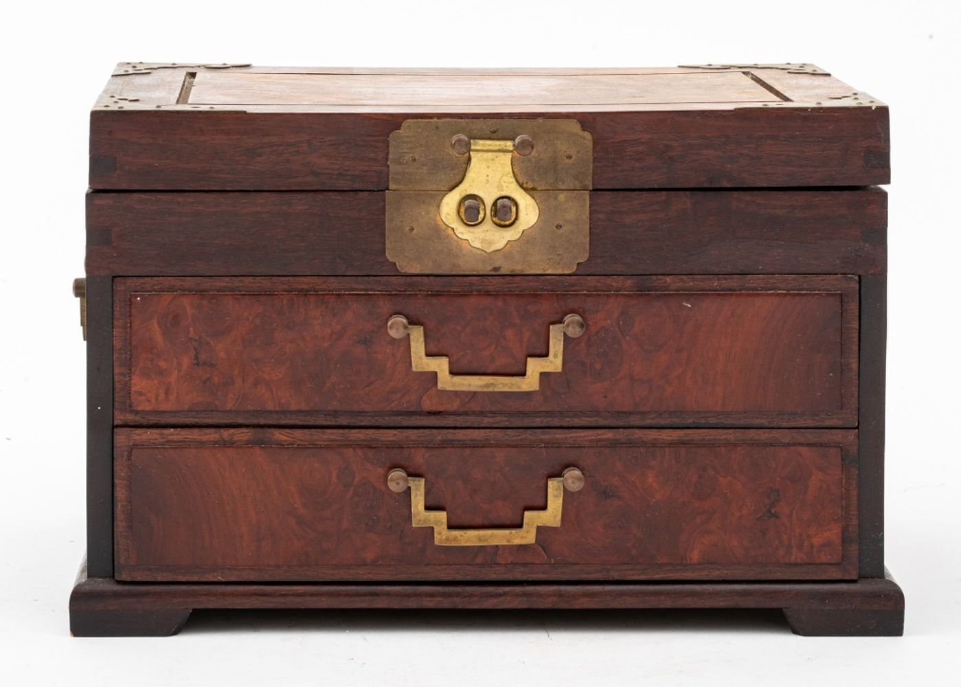 CHINESE WOODEN JEWELRY CHEST