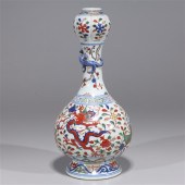 Chinese wucai garlic mouth por