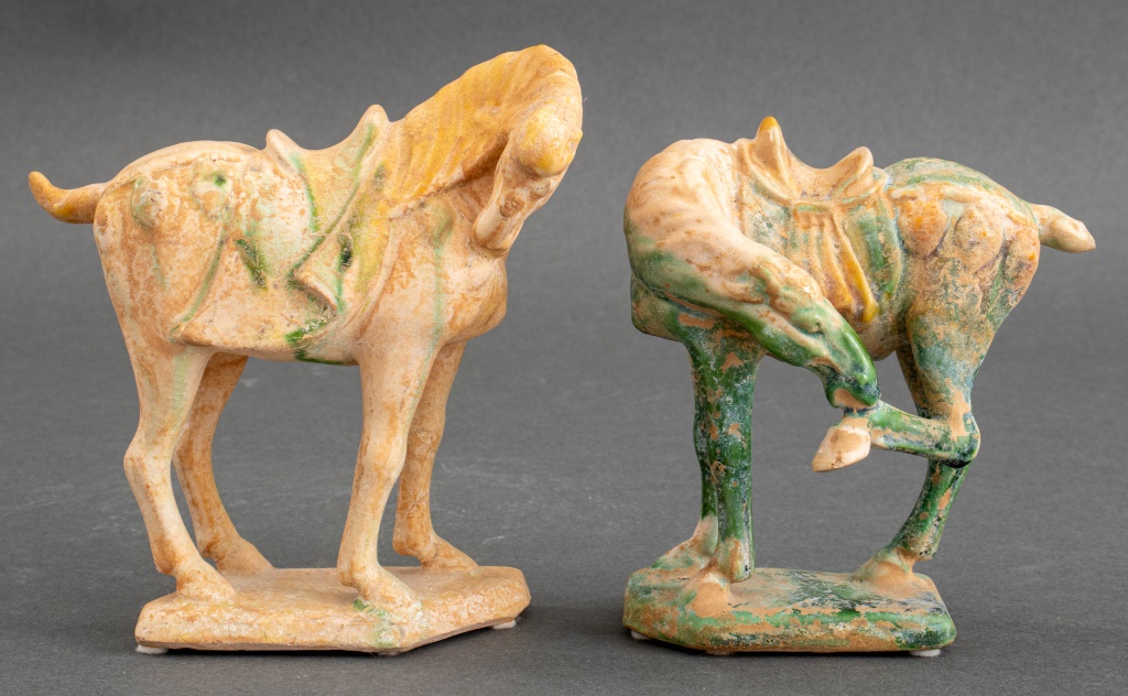 CHINESE WUCAI GLAZED TANG STYLE