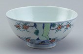 CHINESE WUCAI PORCELAIN BOWL E