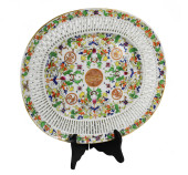 CHINESE WUCAI PORCELAIN RETICU