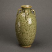 CHINESE YAOZHOU TYPE GLAZED VA
