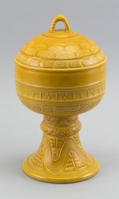 CHINESE YELLOW GLAZE PORCELAIN