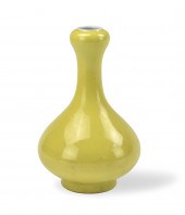 CHINESE YELLOW GLAZED GARLIC H