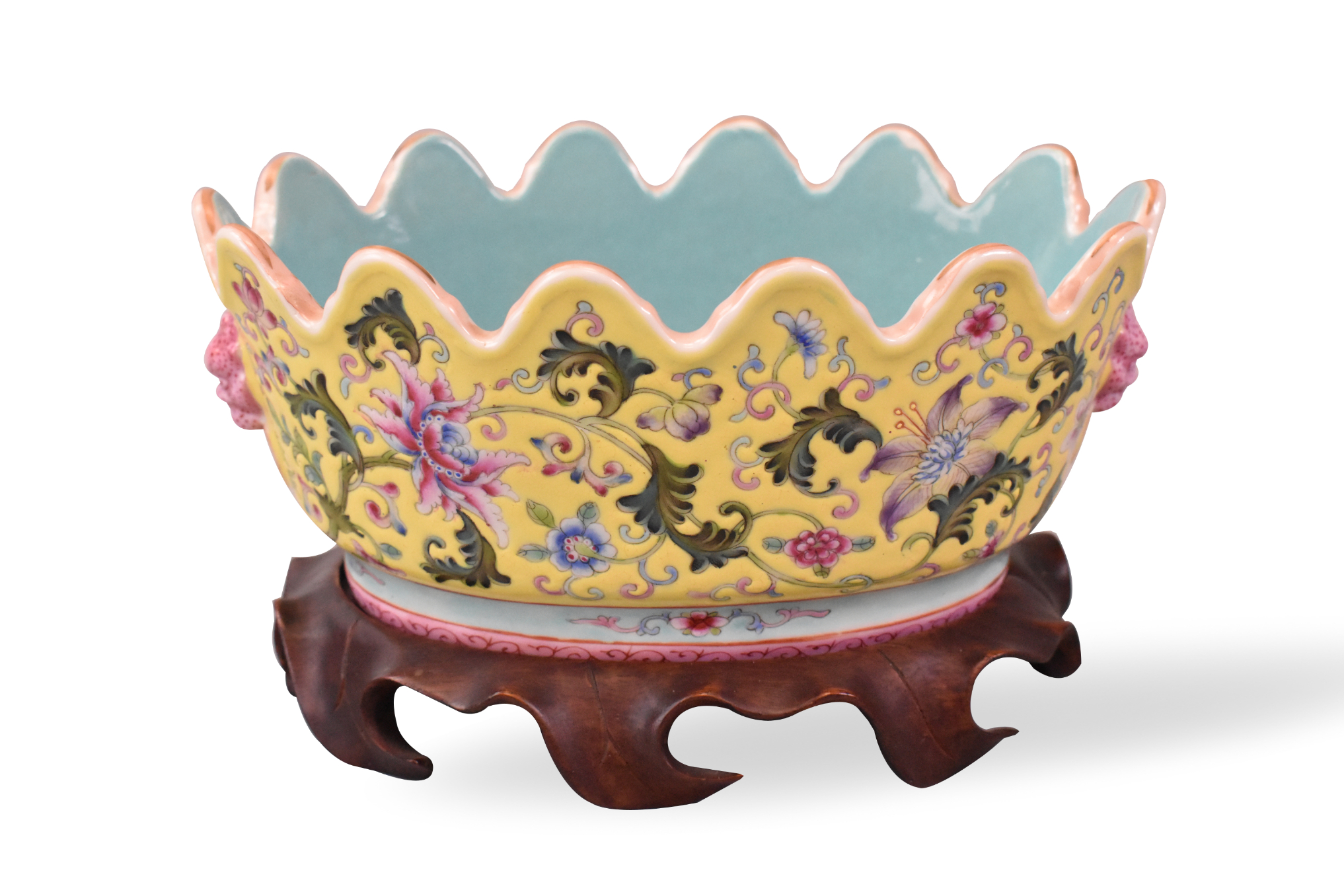 CHINESE YELLOW GROUND FAMILLE
